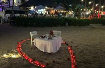  Dinner Experience and Celebration on the Beach with Decorations 