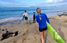 Family Surf Lesson for 3 or 4 at Ukumehame Beach