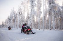 Snowmobile and Snowshoeing in Rovaniemi, Lapland