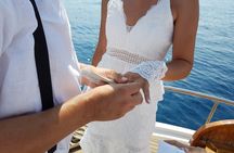 Romantic Private Sunset Yacht Tour with Light Dinner