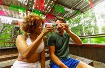 Ziplining in Cancun with ATV Ride, Cenote & Transportation.