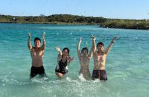 Sail 4hr in the most SECRET Spot of Bacalar and Beach Club.