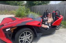 Polaris Slingshot Kemah boardwalk 3hr tour self guided