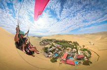 Paragliding over the Huacachina