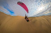 Paragliding over the Huacachina