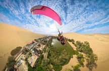 Paragliding over the Huacachina