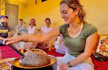 Make Msemen and Harcha Amlou and Tea with a Local Family in Rabat