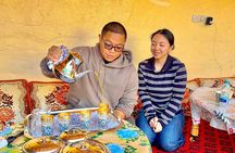 Make Msemen and Harcha Amlou and Tea with a Local Family in Rabat