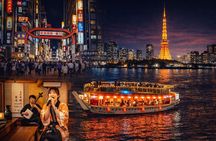 Tokyo Night Tour&Yakatabune Cruise,Sukiyaki,Shamisen&Tokyo Tower