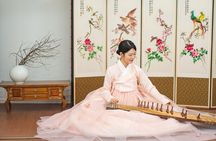 Authentic Korea Gayageum Experience in Hanbok- Bukchon Seoul