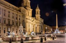 Rome by night St. Peter, Colosseum, Trevi Fountain and Pantheon