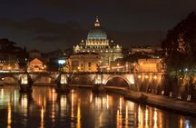 Rome by night St. Peter, Colosseum, Trevi Fountain and Pantheon