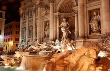 Rome by night St. Peter, Colosseum, Trevi Fountain and Pantheon