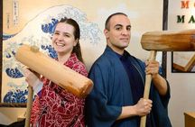 Japanese Mochi Pounding Experience in Asakusa, Tokyo