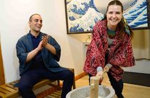 Japanese Mochi Pounding Experience in Asakusa, Tokyo