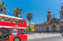 Discover Santiago: Tourist Bus, Cerro San Cristobal and Wine
