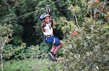 La Fortuna Sunset Zipline and Night Walk Tour