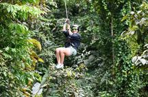 La Fortuna Zipline with Volcano Hike and Hanging Bridges