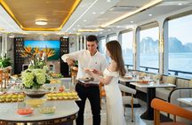 Halong 5 Star Day Cruise: Lunch, Cave, Kayak, Sunset Party & Wine