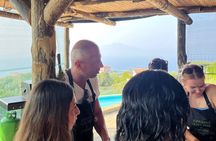 Sorrento: Cooking Class Under the Lemon Trees with view