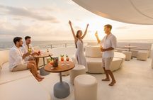 Luxury 100ft Catamaran Sunset Dinner and Entertainment Cruise