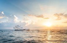 Luxury 100ft Catamaran Sunset Dinner and Entertainment Cruise