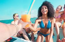 Private Sunset Catamaran Cancun 3 Hour Sail with Open Bar