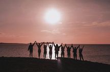 Ibiza Secret Sunset Cove Yoga and Cava Experience