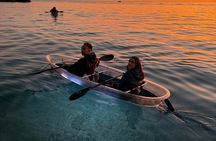 Transparent Kayak Sunset to Dusk Glow Experience from Pula