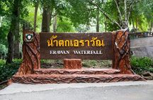 From Kanchanaburi: Erawan National Park Half Day