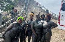 Mud Volcano + Beach Club Experience with Lunch Cartagena