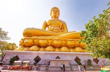 Longtail Boat Tour to Wat Pak Nam Temple and Flower Market