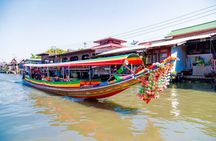 Wat Pak Nam Longtail Boat Tour with Flower Market in Bangkok