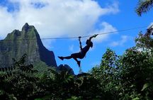 Moorea Hiking Belvedere 3 Zipline pine and lunch included