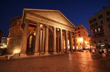 Rome by night St. Peter, Colosseum, Trevi Fountain and Pantheon