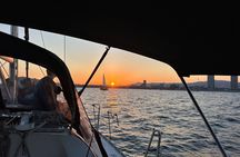 Sunset boat tour of Barcelona with open bar cava