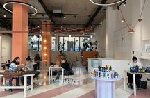 Cosmo Open Workshop in Tbilisi. Leather Wallet sewing Masterclass