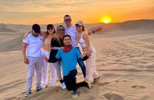 Paracas and Huacachina Tour from lime with sunset in the desert