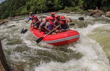 Waterfall Abseiling & White-Water Rafting Adventure from Kandy