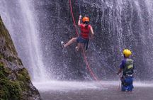 Waterfall Abseiling & White-Water Rafting Adventure from Kandy