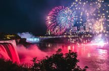 Niagara Falls Night Tour with Journey Behind Falls and Fireworks