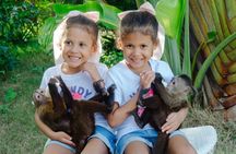 Experience with 5 species of Monkey in Monkey house vip Punta Cana