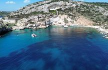 Catamaran tour stops bathing and snorkeling toast with prosecco