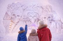 Levi: Magical Lainio SnowVillage Tour – Entrance Tickets Included