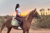 Sunset Horseback Ride in Marrakech’s Palmeraie pickup & drop-off