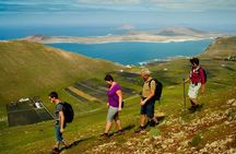 Hiking trail to the Crown Volcano and the Famara Rocks