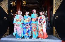 Fancy Kimono Rental in Asakusa