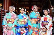 Fancy Kimono Rental in Asakusa