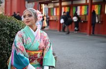 Fancy Kimono Rental in Asakusa