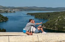 From Zadar Krka Waterfalls with Skradin Beach and Boat Cruise 